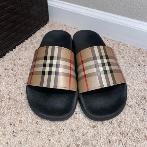 Burberry | Shoes | Burberry Mens Slides Size 45 | Poshmark